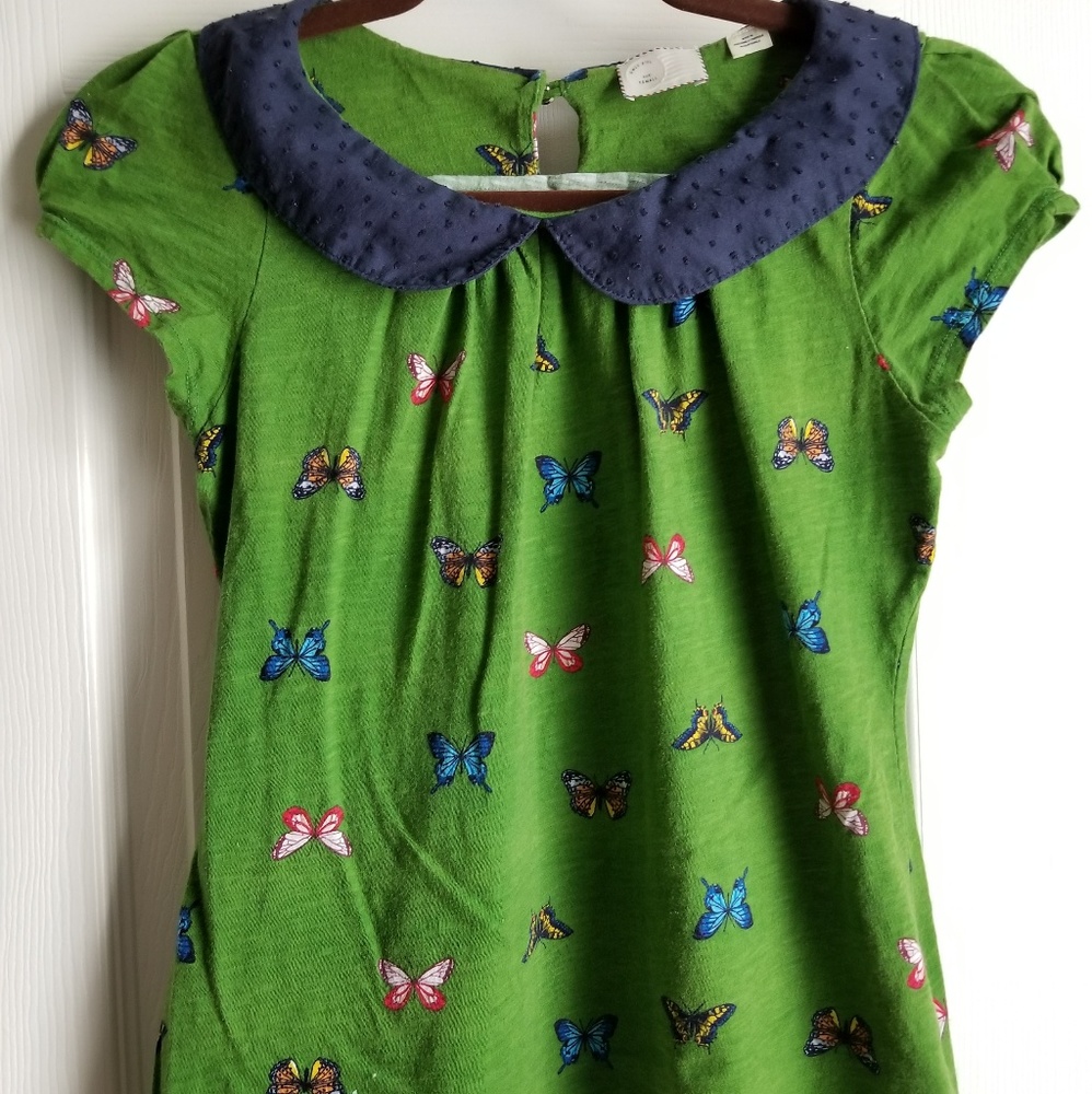 Anthropologie Postmark brand butterfly blouse